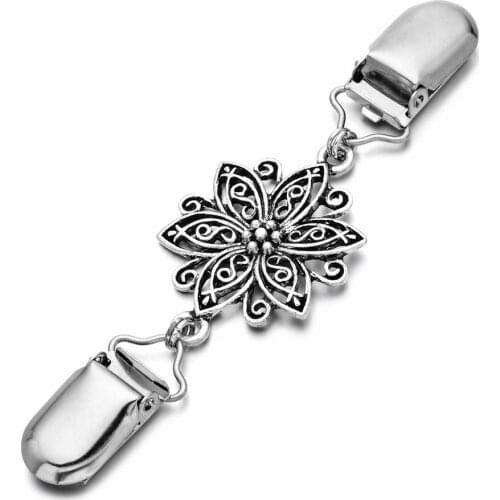 Clip Brooch Clip Duckbill Clip Gifts Retro Brooch Shawl Shirt Collar Buckles Beaded Metal Holder For Clothing Decor Pearl Pin