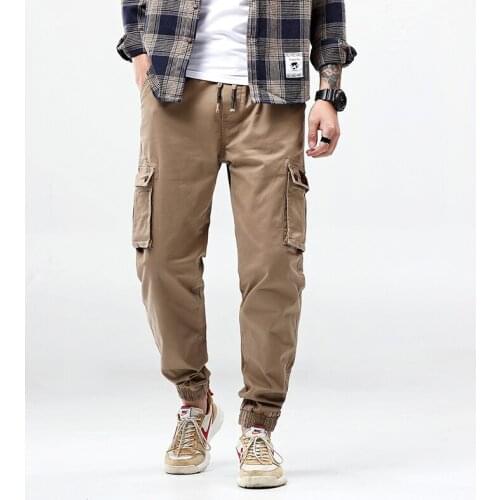 Big Size S-7XL Cargo Pants Man Loose Clothing Tactical Pants Men Elastic Waist Jogging Pants Men 2021 Spring Summer,1109