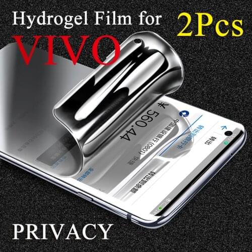 For VIVO X50 X30 Pro Z5 Z3X S7 S6 X27 Privacy Hydrogel Film For IQOO NEO 3 5Pro Soft Screen Protector NEX 2 Anti Peeping X21 Y91