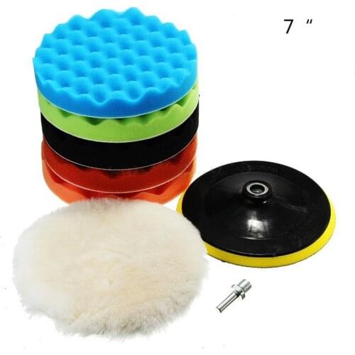 8-piece polishing and polishing sponge pad hand tool kit for polishing automotive polishing machines All types of wax paint