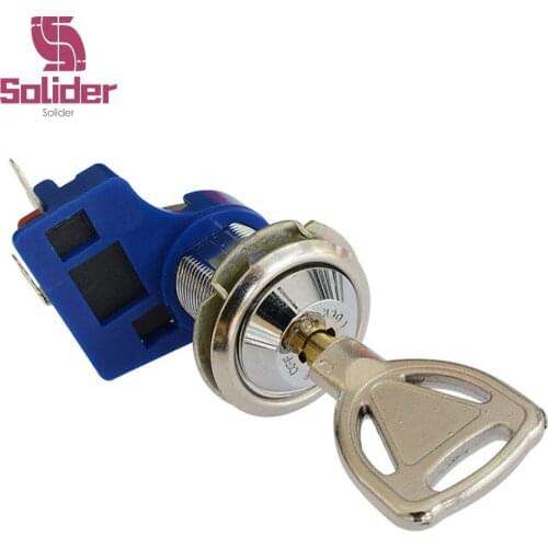 Fish Hunter Game Machine Lock With Key 3pin Micro Switch Credit Lock Slot Game Machine Accessories