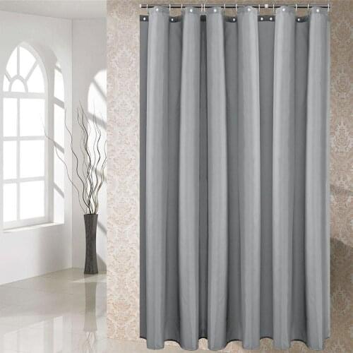 Squares Plain Shower Curtain Modern Waterproof Fabric Washable Shower Curtains Green Cortinas Ducha Bathroom Accessories BW50YL