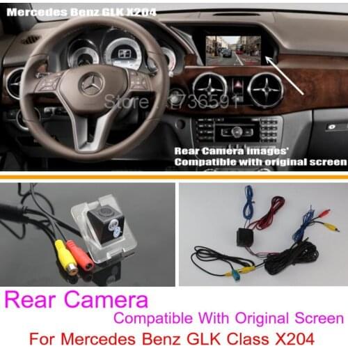 Lyudmila For Mercedes Benz GLK Class X204 GLK280 GLK300 GLK350 RCA & Original Screen Compatible / Car Rear View Camera Seats