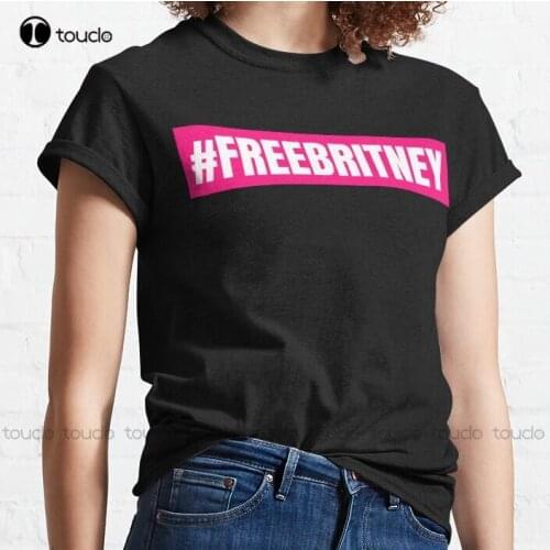 New Free Britney - #Freebritney 3 Classic T-Shirt Cotton Tee Shirt Unisex plus size shirt