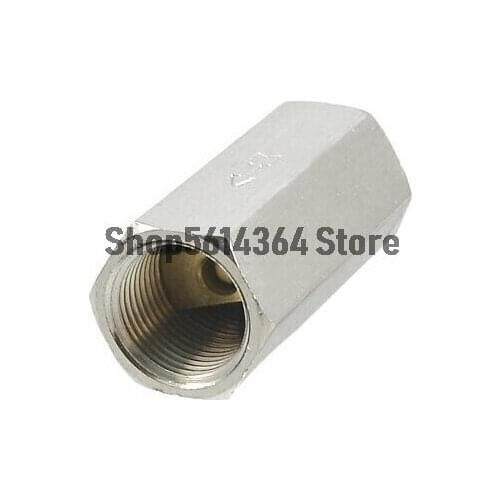 Solid Brass 3/8" PT Thread Air Gas Water Non-return One Way Check Valve