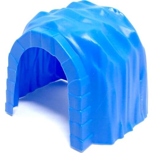 P111 free shipping Blue Small cave Track Game Fun Scene Special train train Track Accessories Children track toys