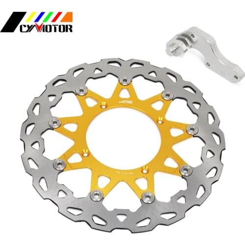 320MM Floating Brake Discs Rotor and Bracket For SUZUKI RMZ250 2007-2015 RMZ450 2005-2015 RMZ 250 450 RMX450 2010-2012