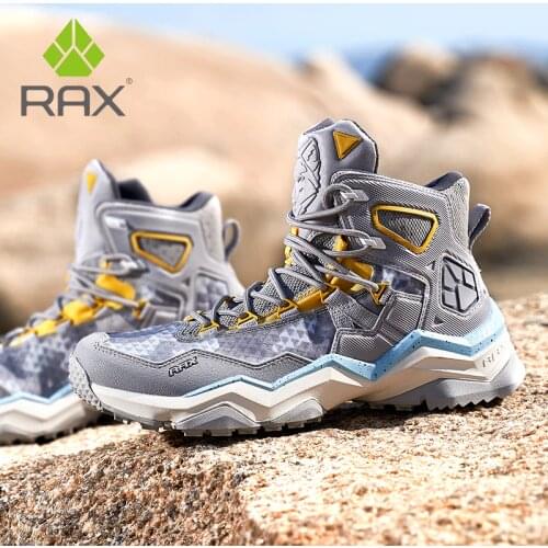 RAX Hiking Boots Men Outdoor Sports Sneakers for Men Trekking Shoes Lightweight Breathable Multi-terrian Sports Shoes