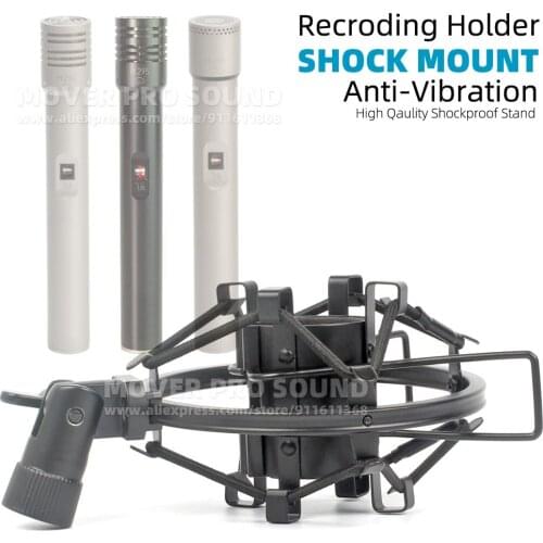 For Neumann Gefell M295 M 295 294 296 Microtech M294 M296 Microphone Shock Mount Stand Spider Shockproof Anti Vibration Holder