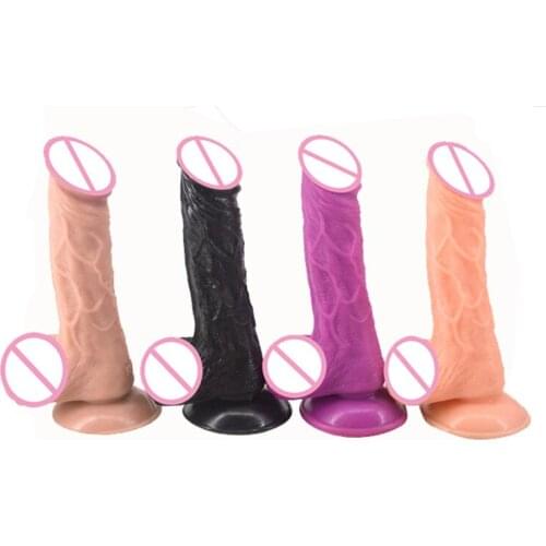 Gode Skin Feeling Realistic Dildo Soft Material Huge Big Penis With Suction Cup Sex Toys For Woman Strapon Female Masturbation