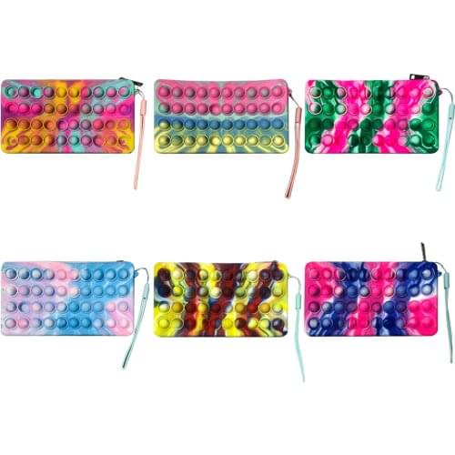 Super Big Size Macaron Bag Push Bubble Toys Squishy Stress Reliever Toys imple Dimmer Antistress Toy Christmas Gifts For Girls