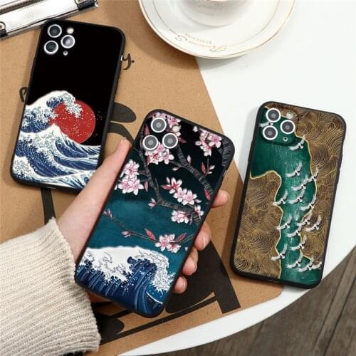 3D Emboss Black Matte Phone Case For iPhone 11 Pro XS Max XR X 10 5 5S 6 6S 8 7 Plus SE 2020 Silicone TPU Flower Back Cover Capa
