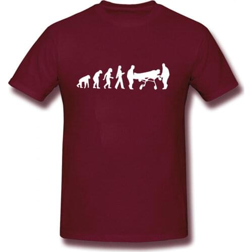 Evolution Of A Paramedic T Shirt Mens Funny Unique Gift Present Print T-Shirt Summer Short Sleeve Cotton Tops Tee Clothing