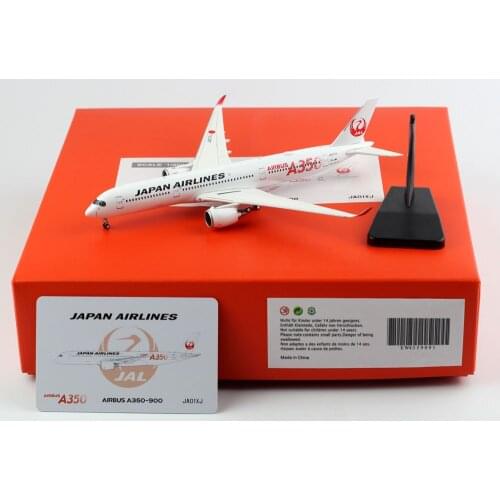 1:400 Alloy Collectible Plane Gift JC Wings EW4359001 Japan Airlines 'JAL RED' Airbus A350-900 Diecast Aircarft Jet Model JA01XJ