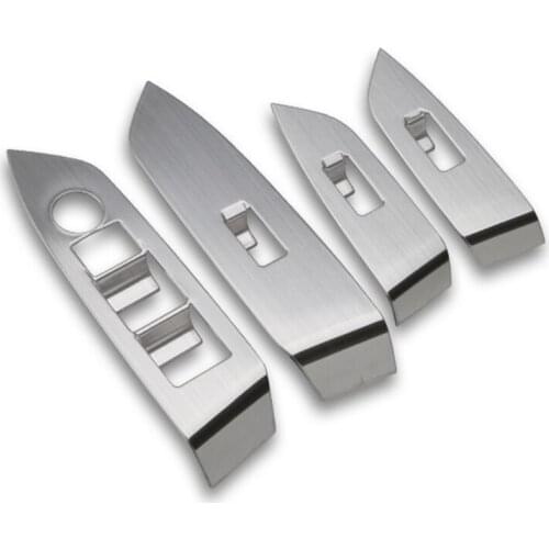 LHD Inner Door Armrest Button Decoration Trim Car-covers Upgrade For CX-5 CX5 2nd Generation 2017 2018 Car Styling