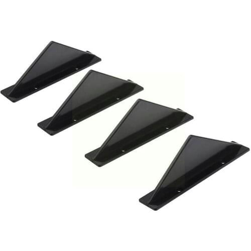 Car modification For the triangular mini shark fin Motors styling 4-wing General car diffuser rerou rear bumper rear lip sp W8F3
