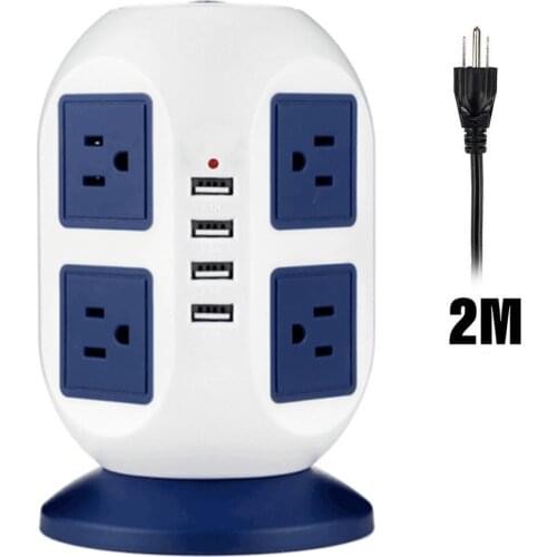 4 Usb Charging Port Desktop USB HUB Tower Socket for Mobilephone with Multifunctional Creative Circular Charging Plug-in Strip