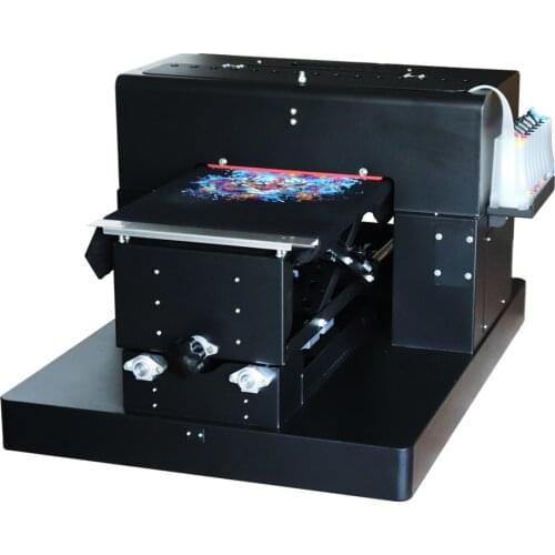 New DTG Printer with DX5 printhead A3 Size Flatbed Inkjet Printer for Textile Clothes T-shirt Printing with Rip Software