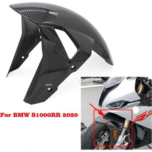 Motorcycle Carbon Fiber Black Front Fender Splash Mud Dust Guard Mudguard Fairing For BMW S1000RR 2020