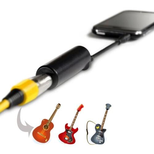 Rig Guitar Link Audio Interface Cable AMP Amplifier Effects Pedal Adapter Tuner System Convertor for iPhone iPad iPod