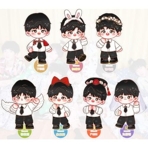 KPOP TNT Teens In Times Big Size 12cm Cartoon Desk Stand Figure Board Model Desktop Bedroom Decor Toy For Fans Collection B54