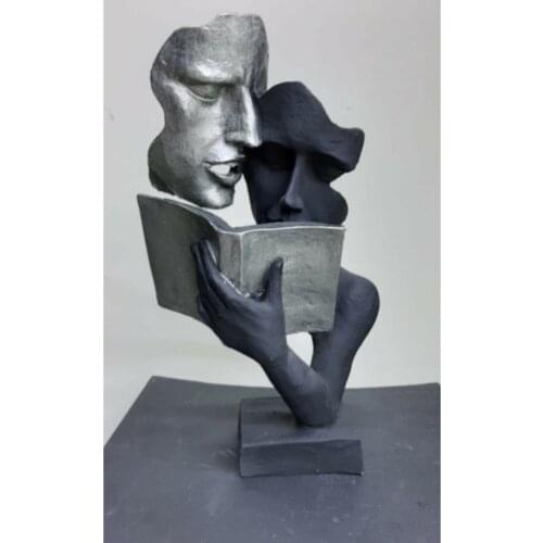 Book Reading Couple Trinket