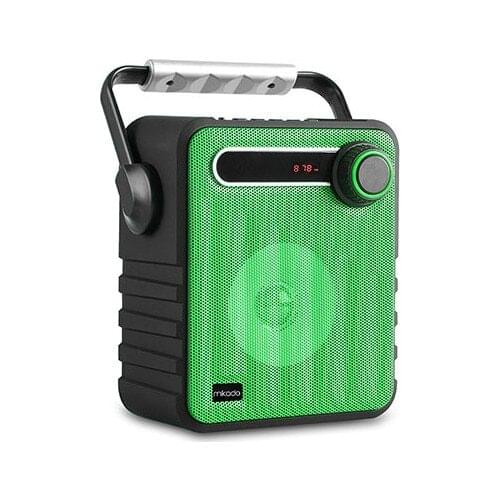 Mikado MD-1437 3W Black/Green Usb-TF-Fm Supported Bluetooth Portable Speaker