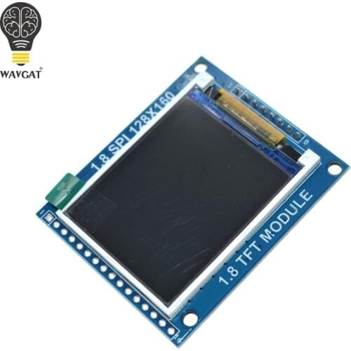 WAVGAT 1.8 Inch Serial SPI TFT LCD Module Display with PCB Adapter IC 128x160 Dot Matrix 3.3V 5V IO Inerface Cmmpatible LCD1602