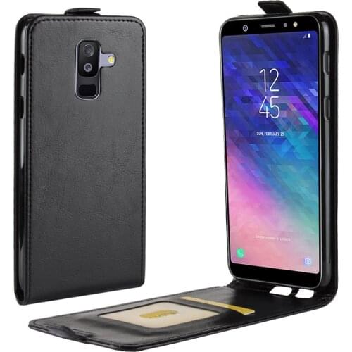 Luxury Vertical Flip Leather Case For Smausng Galaxy A9 A7 A8 A6 Plus Phone Cover Wallet Case A8s A6s A2 A01 Core A02S A11