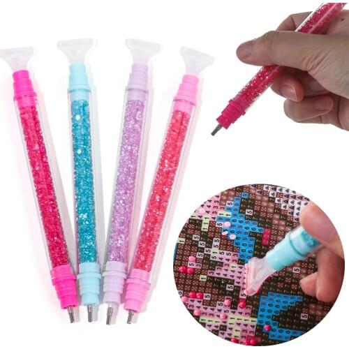 10Types Double Head Wheatear 5D Diamond Painting Accessories Point Drill Pen DIY Crafts Embroidery Cross Stitch Tool
