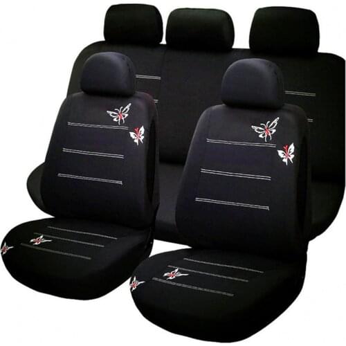 Universal automobiles Seat Cover Fabric Covers For Car Fit For ford focus 2 peugeot 206 kia rio 3 VAZ 2114 lada