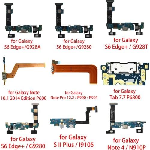 USB Charging Port Flex Cable for Galaxy S6 Edge+/G928A/G9280/G928T/G928T/Note Pro 12.2/10.1 2014/Tab 7.7 P6800/G9280