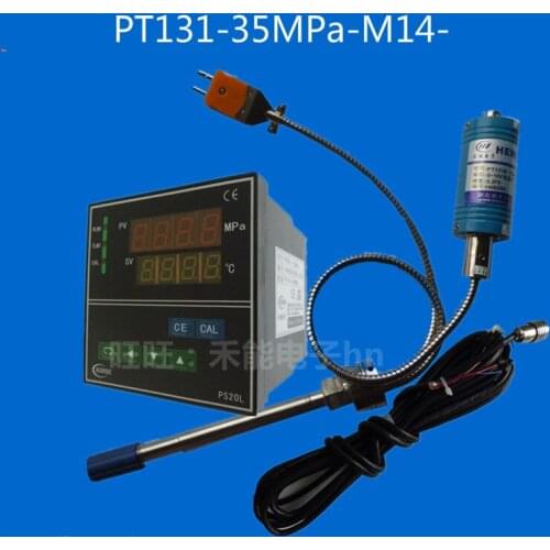 High temperature melt dual temperature/pressure sensor, intelligent instrument, PT131-35MPa-M14