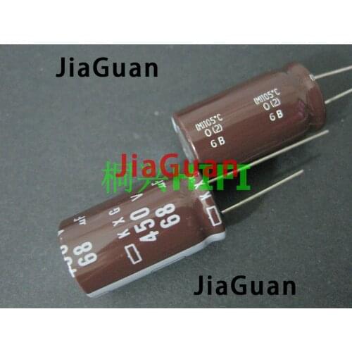 10pcs NEW NIPPON KXG 450V68UF 18x31.5MM NCC electrolytic Capacitor 68UF 450V CHEMI-CON NCC 450V 68UF