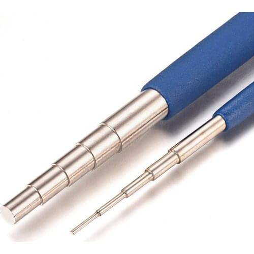 2pcs/set Chrome Plated Metal Micro Coil Jigs Wire Rebuilding Rods Tools