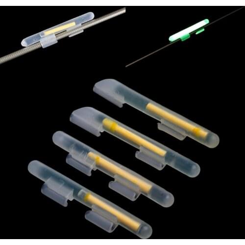 2Pcs Fishing Lightstick Night Float Rod Lights Glow Sticks Fish Lure Accessories