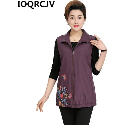 2019 Spring Autumn Elegant Fashion Vest Coat Womens Sleeveless Casual Vests Jacket Feminine Waistcoat Tops Plus Size 5XL R850