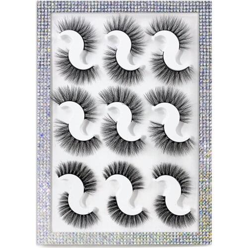 9 Pairs Eyelashes Thick Natural Long Fasle Eyelash Fake Eyelash Extension High Volume Soft Handmade Eye Lashes Makeup