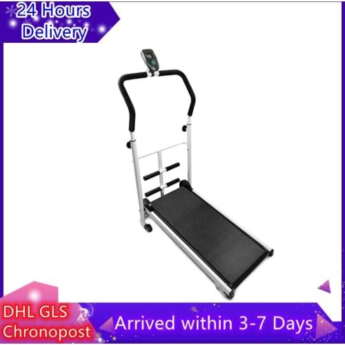 Foldable Treadmill Multifunctional Indoor Silent Walking Machine Height Adjustable Soft Running Belt Large Fitness Equipment HWC