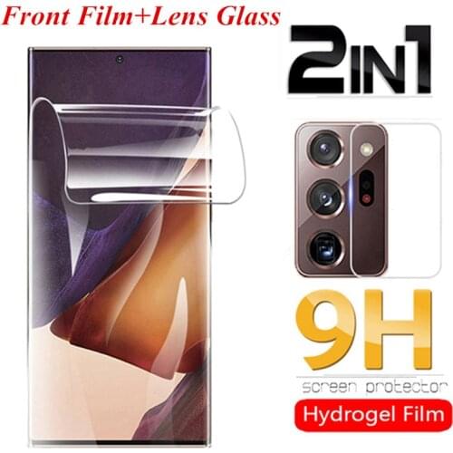 2in1 soft hydrogel film for samsung galaxy s20 fe note 20 ultra screen protectors on samsun gelaxi s 20fe s20fe camera lens film