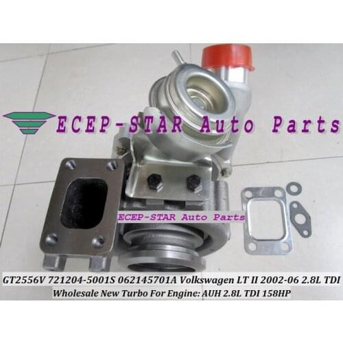 GT2556V 721204-0001 721204 90529201007106 0529201007104 0529201007102 Turbo For VW LT 2 2002-06 AUH 4.07 Electronic TCA 2.8L TDI