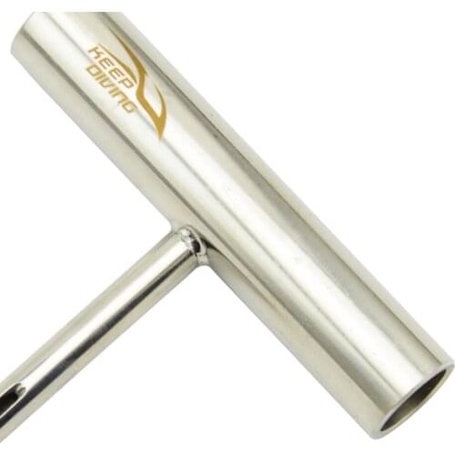 Stainless Steel Wishbone Tool T Bar Insert Tool For Rubber Speargun Spearfishing