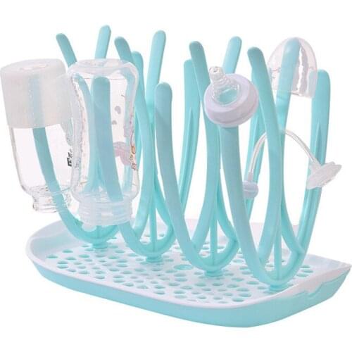 Multifunctional Drying Rack Foldable Storage Nipple Shelf Baby Pacifier Feeding Bottle Holder Cleaning Dryer Drainer
