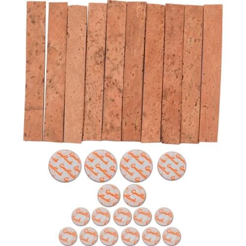 Clarinet Neck Joint Cork and Pad Set 10 Piece of Clarinet Neck Joint Cork 17 Piece Clarinet Pads for Bb Clarinet