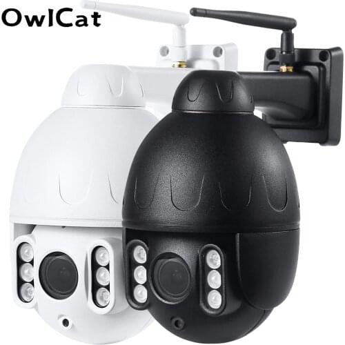 OwlCat Wi-Fi IP Camera Bullet PTZ Outdoor Waterproof IP66 CCTV Auto Cruise movement Two Way Audio SD card Motion Phone APP Onvif