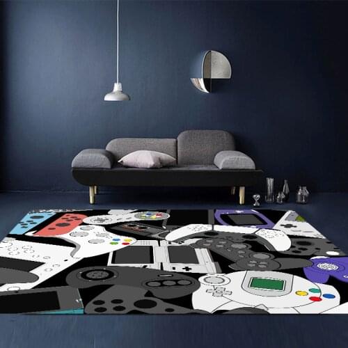 Nordic Brief Carpet Non-Slip Cartoon Kid Carpets for Living Room Washable Absorbent Area Rugs Study Mat Bedroom Decor 80x160cm