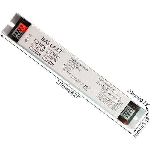 2021 New 220-240V AC 2x36W Wide Voltage T8 Electronic Ballast Fluorescent Lamp Ballasts