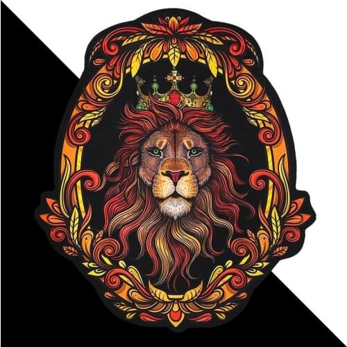 New 3D patch Fashion Coat Patch large flowers lion Clothing Accessories Applique Sew on DIY Supplies Patches