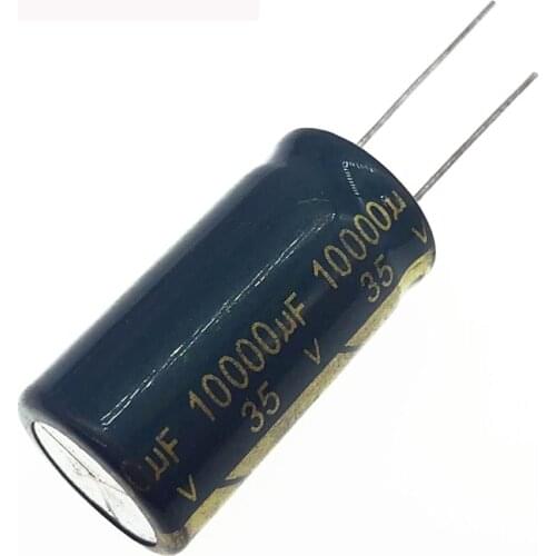 Original T17 Low ESR/Impedance high frequency 35v 10000UF aluminum electrolytic capacitor size 18*35mm 10000UF35V 35V10000UF 20