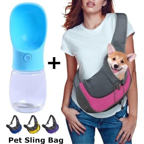 Puppy Dog Carrier Bag S/L Carrier Shoulder Bag Outdoor Mesh Handbag Backpack Oxford Pet Travel Cats Breathable Tote